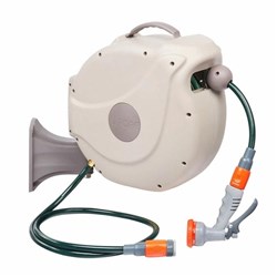 Pope Retractable Hose Reel 30m with Trigger Watering Attachment 