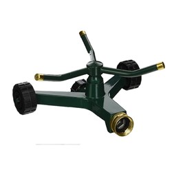 3 ARM METAL SPRINKLER ON TWO WHEEL BASE
