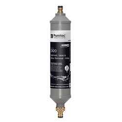 Puretec CR20 Caravan Inline Filter with Brass Hose Connectors