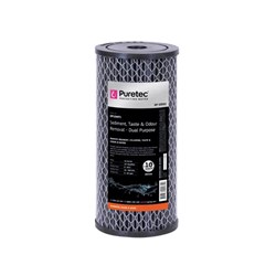 Puretec DP10MP1 Dual Purpose Carbon Cartridge 10"MP ,10 Micron