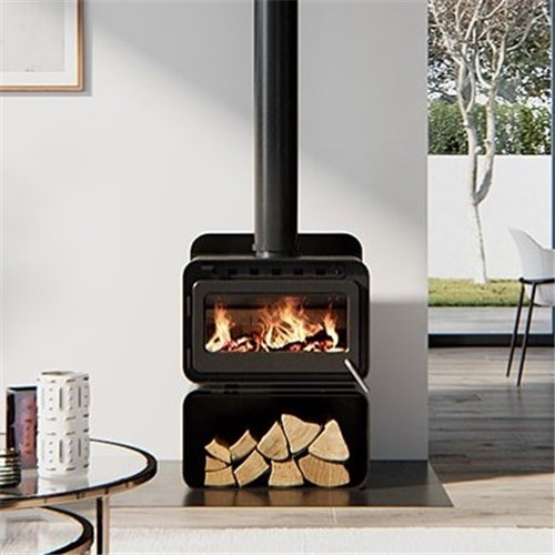 Blaze B100 Free Standing Wood Heater Lifestyle