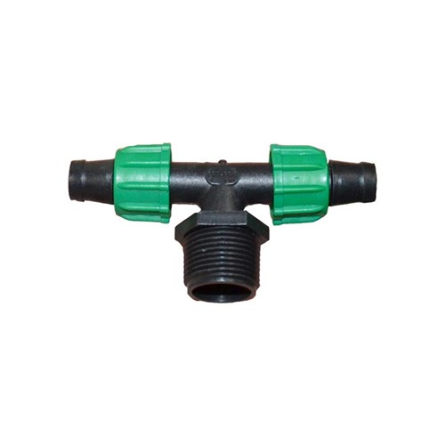 John Deere Pro Grip 16mm Tape x 19 mm mpt Threaded Branch Tee