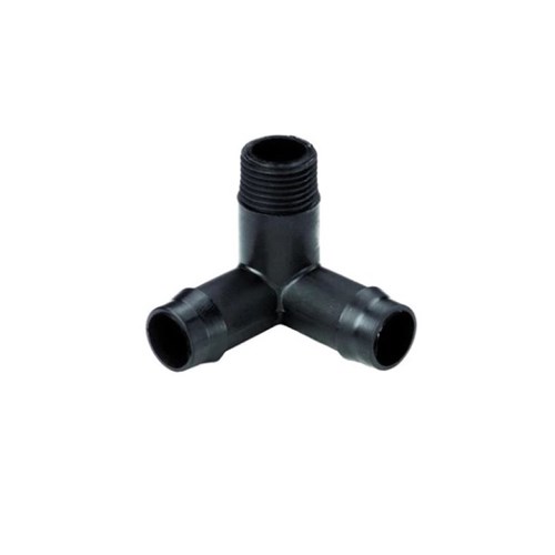 Antelco Elbow Corner Poly Barbed 19mm x 1/2