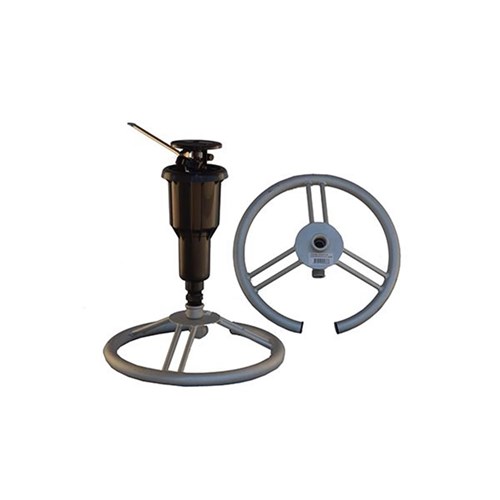 Heavy Duty Galvenised Steel Sled Base 20mm BSP M Inlet And Outlet