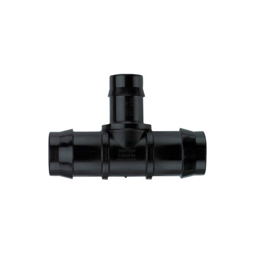 Tee Reducing Barbed for LD Pipe 19mm line x 16mm branch
