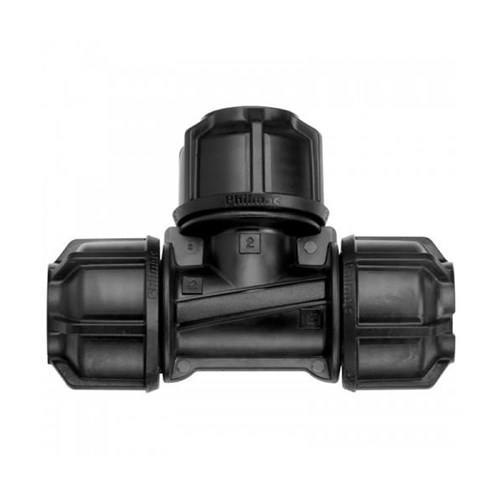 Philmac 3G Metric Compression Tee Poly 20mm
