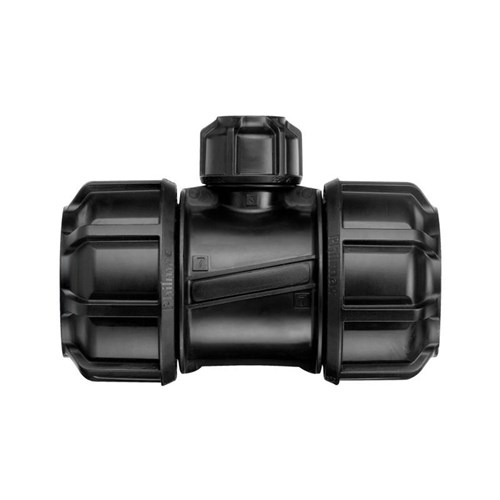 Philmac 3G Metric Compression Tee Reducing Poly 25mm x 25mm x 20mm