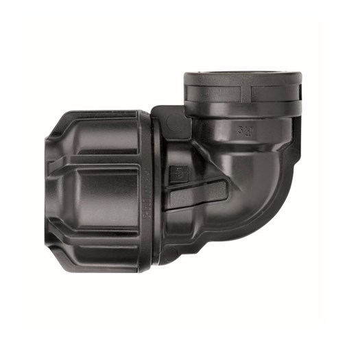 Philmac 3G Metric Compression Elbow Poly x FI BSP 63mm x 2