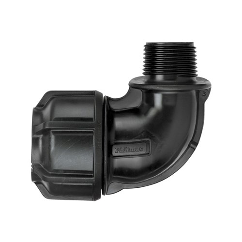 Philmac 3G Metric Compression Elbow Poly x MI BSP 25mm x 3/4
