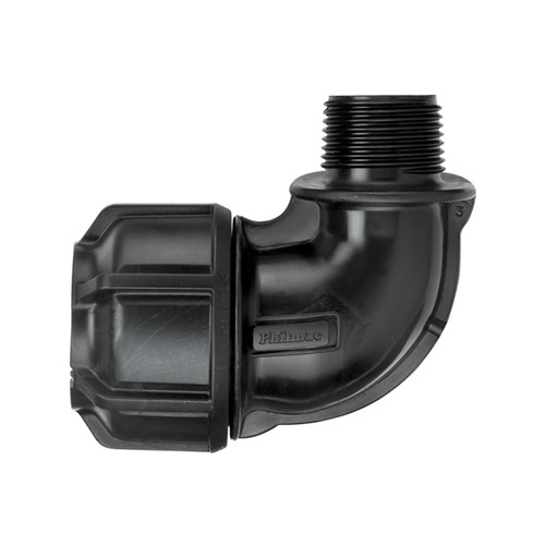 Philmac 3G Metric Compression Elbow Poly x MI BSP 32mm x 1 1/4