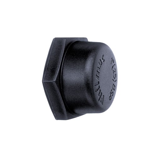Cap Threaded Poly 1/2