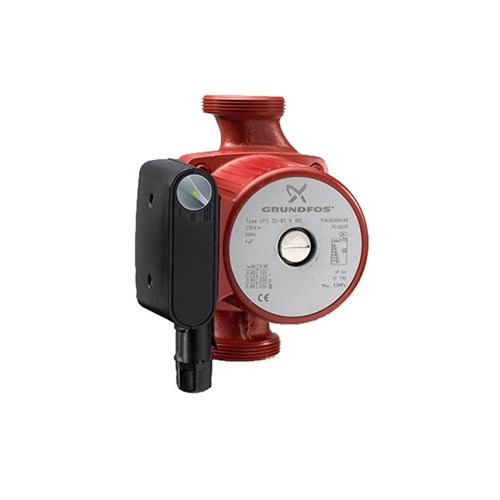 Grundfos Circulator UPS 25-60 N Stainless Steel Body Without Unions