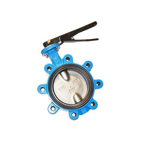 Valve Butterfly Lever Lugged 65mm