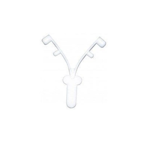 Aussie Gold Wishbone Spring Clip White 