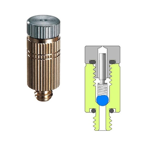 Nozzle Fog 0.2mm NFN SS/BR 0.55mm Spring 12-24unc