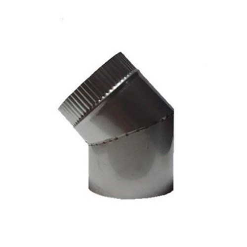 Flue Bend Galvanised 45deg 10.25