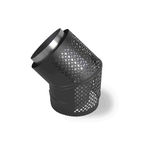 Flue Bend Club and Round Deco Mesh 45deg 8