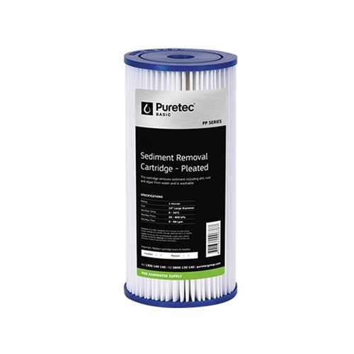 Puretec PP05LD1 Pleated Sediment Cartridge Large 10