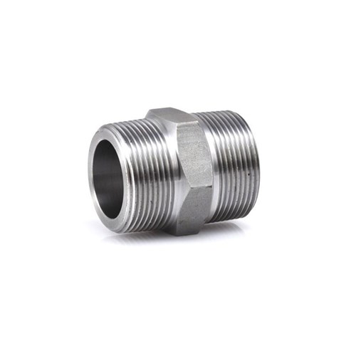 Hex Nipple Stainless Steel BSP 1/4