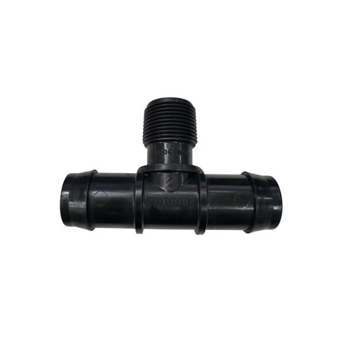 Philmac Tee Threaded Barb x MI BSP 13mm line x 1/2