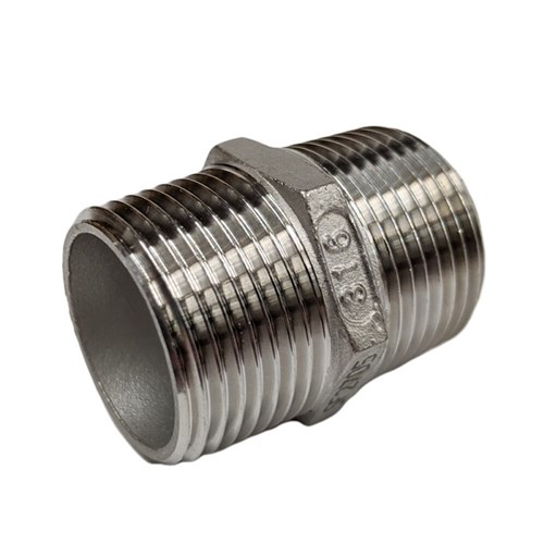 Hex Nipple Stainless Steel 